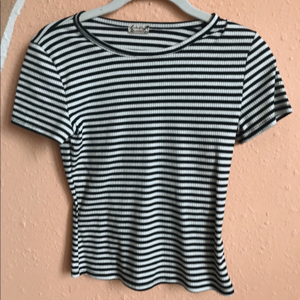 Fitted free people tee